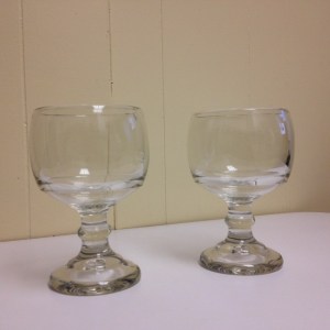 My two dessert glasses $2 each!!